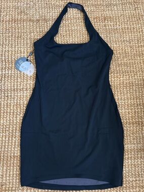 Black Halter Bodycon Dress